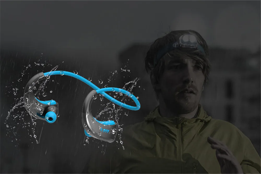 Dacom Броня Bluetooth V4.1 стерео наушники IPX5 Водонепроницаемый Беспроводной Спорт на открытом воздухе гарнитуры громкой связи Bluetooth гарнитура музыкальные наушники с микрофоном
