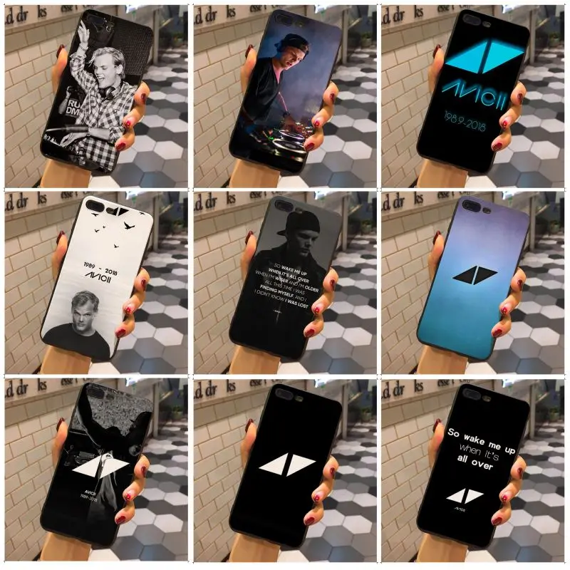 Чехол muerte dj avicii Tim Bergling для iphone X XSMax XR XS и 7 8plus 6s 6plus 5 5s SE 12 mini 12PRO Max|Бамперы| |
