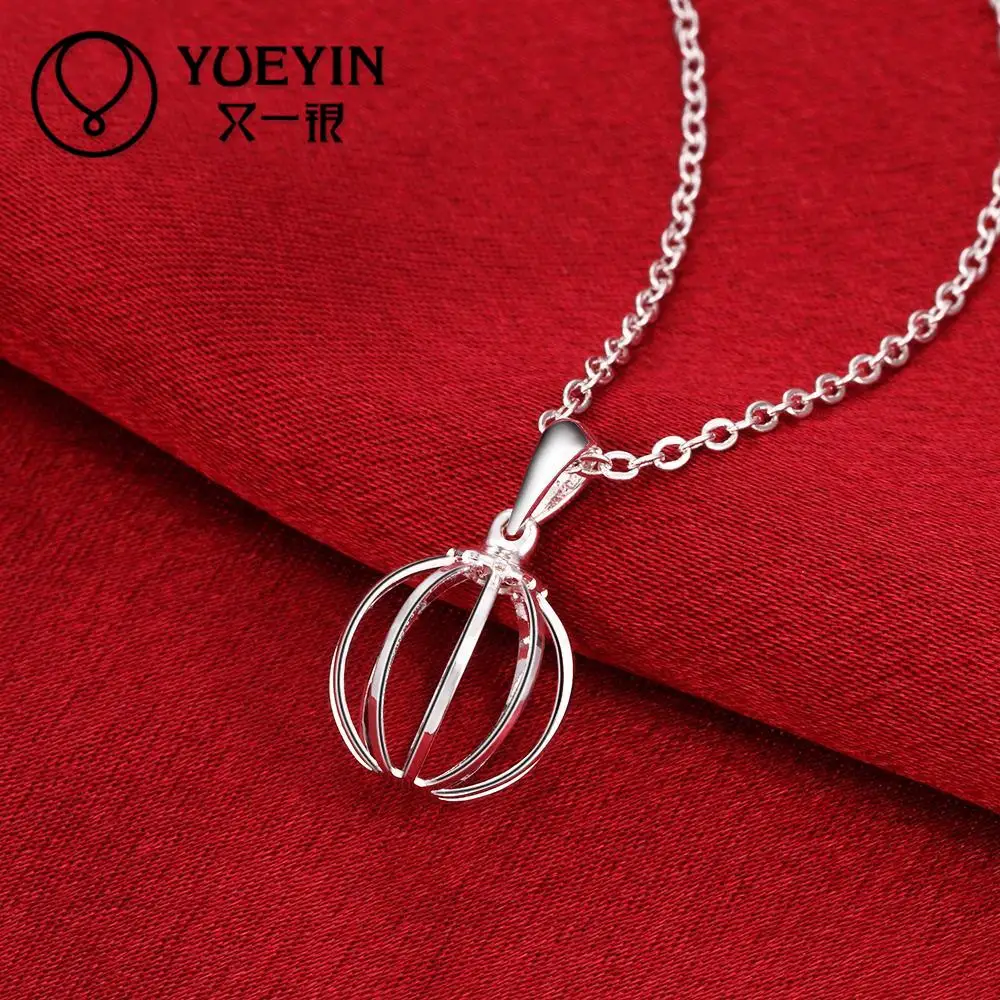 Оптовая продажа серебряное ожерелье ювелирные изделия для женщин Свадьба