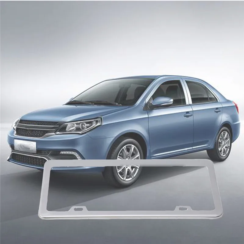 2 шт. держатель рамки номерного знака из нержавеющей стали для автомобильного