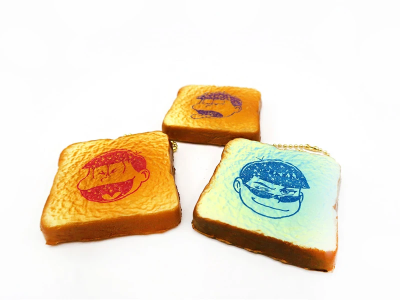 Osomatsu-san toast, 3 стиля, оригинальная упаковка, японские Мультяшные продукты, хлеб мягкий и легко сдавливаемый предмет