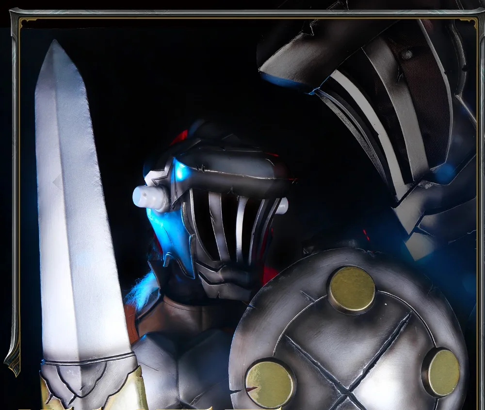 Goblin Slayer Аниме Косплей Костюм хемлет доспехи меч полный набор может на заказ размер сделан Хэллоуин костюм подарок