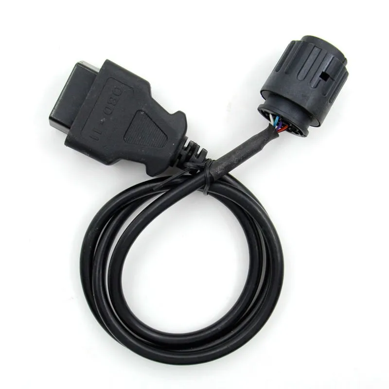 Диагностический кабель OBD2 для мотоциклов и 10-контактный адаптер 10Pin 16pin OBDII