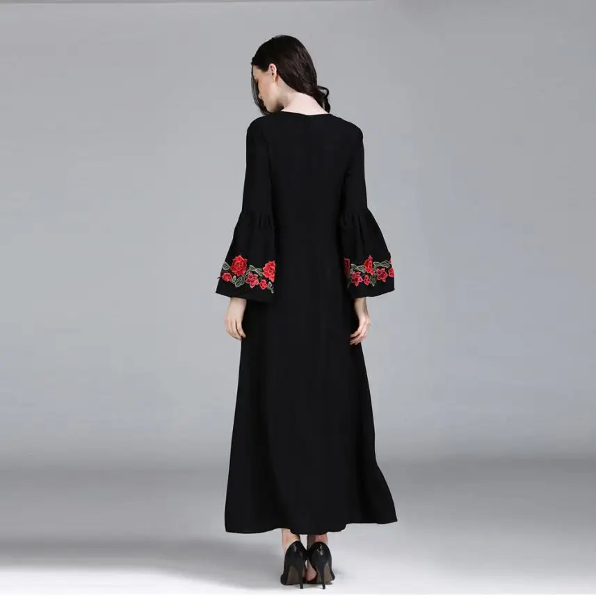 Платье макси с длинным рукавом для женщин|Женские платья| |