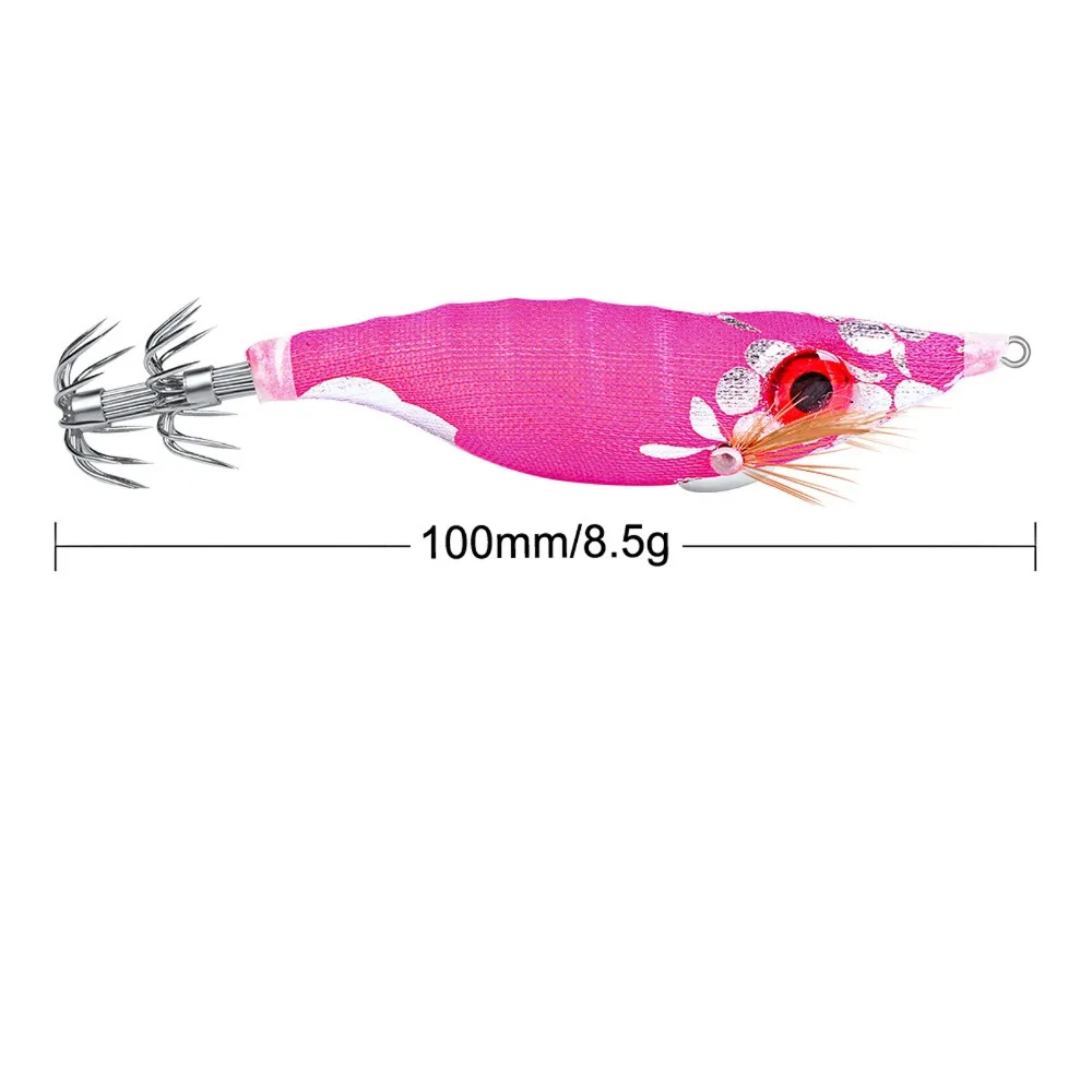 12PCS Fishing wood Shrimp lure Lures Squid bait hook Crankbaits 10cm/8.5g | Спорт и развлечения