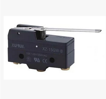 XZ-15GW-B NO + NC, миниатюрный базовый микропереключатель SPDT, рычажный рычаг типа 15A 125V