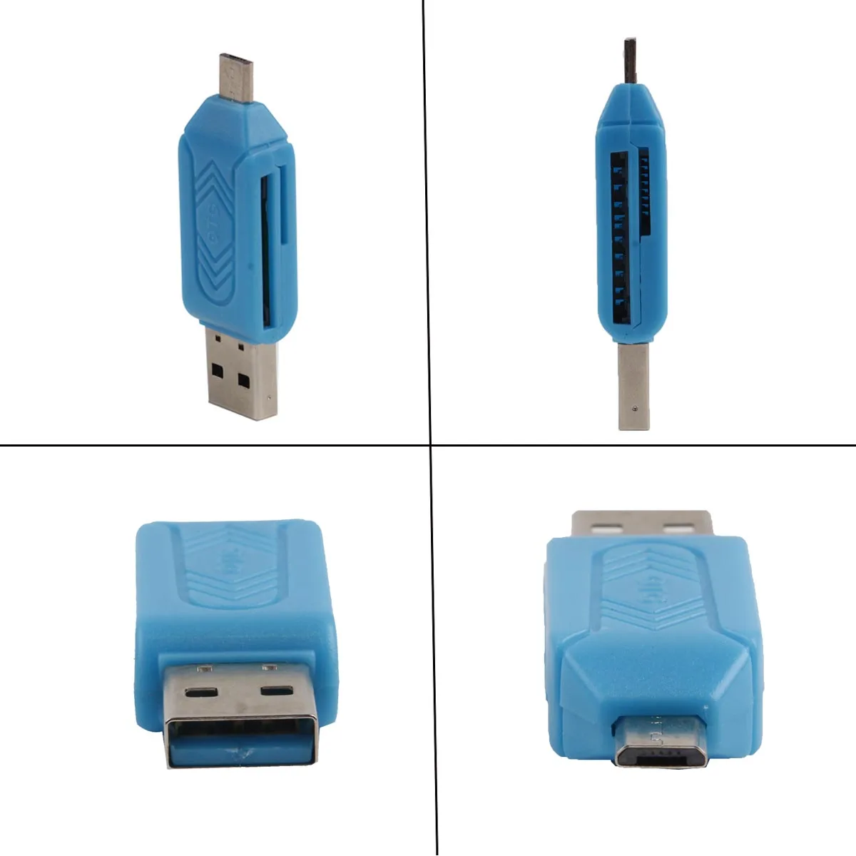 SR 2 в 1 USB OTG кардридер Универсальный Micro TF/SD телефонные удлинители головки