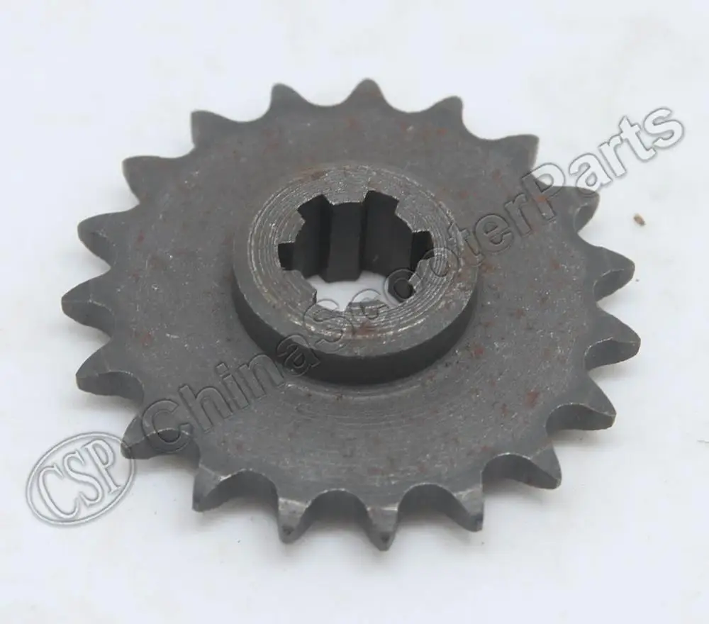 19T 15 19 25 15T 19T 25T зубья 6 мм 25H передняя Звездочка 47CC 49CC Мини Мото Грязь велосипед ямы Запчасти - Цвет: 19T