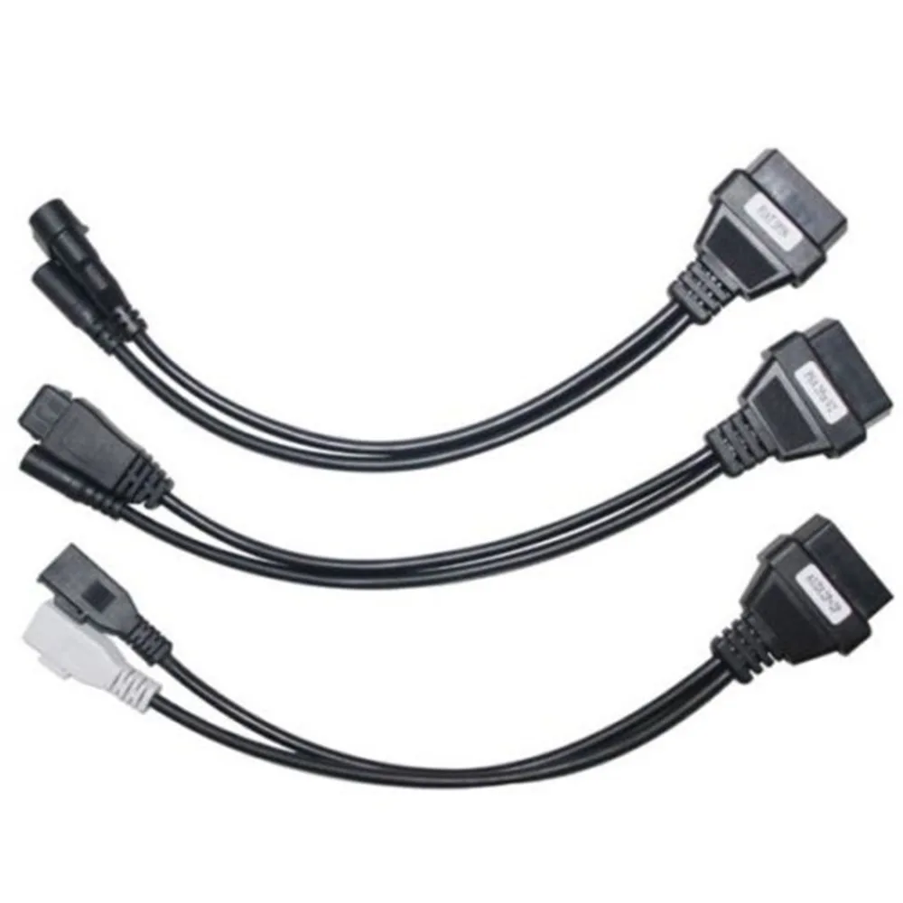 8 шт. OBD2 для Audi BENZ BMW OPEL FIAT ЭКЮ сканирования диагностический Кабели MultiECUScan разъем