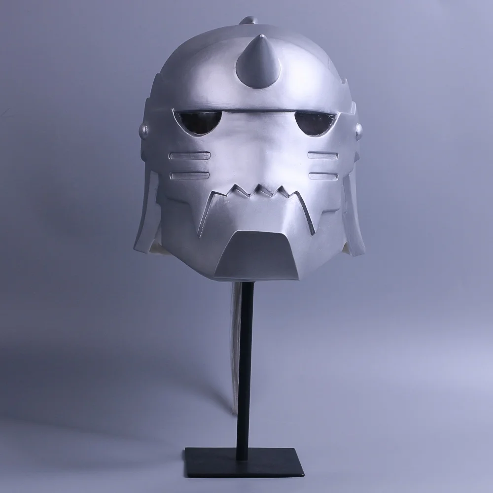 2017 цельнометаллическая маска алхимика для косплея Альфонс Элрик Шлем Хэллоуин