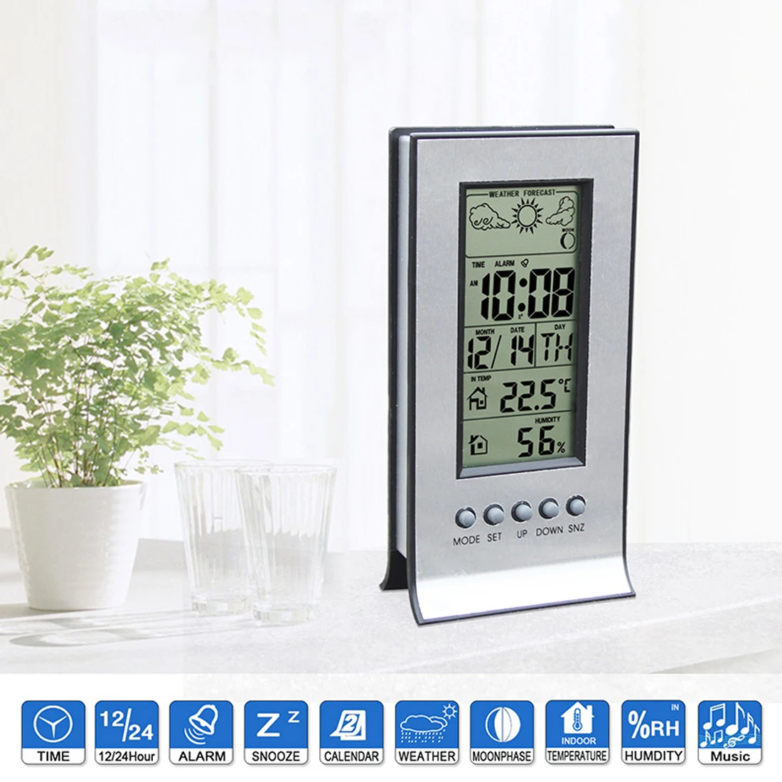 Новая беспроводная метеостанция с беспроводными датчиками термометром