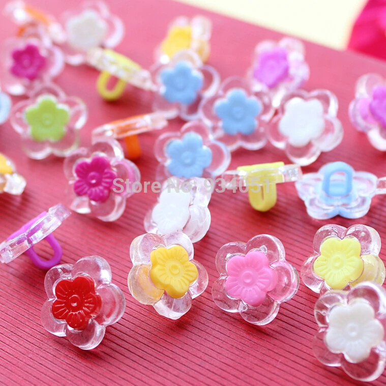 

set of 200pcs Mixed Colors plum blossom Flower buttons(0.60inch) garment plastic fastener w/shank wholesale free shipping