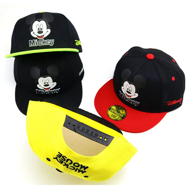 Детский мультяшный Микки Кепки из хлопка костюмы для мальчиков и девочек