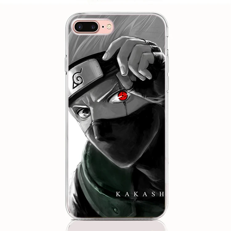 A09 Для iPhone XS Max XR X 6S 6 7 8 Plus 5S SE 5 чехол из мягкого ТПУ+ жесткого поликарбоната с принтом Наруто Какаши задняя крышка защитный чехол для телефона s - Цвет: A09