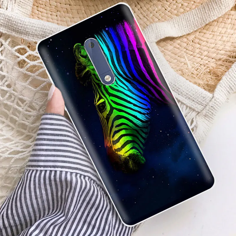 Для Nokia 5 OKAY чехлы чехол силиконовый для Phone Shell из мягкого ТПУ Nokia5 Coque 2 &quotЧехлы