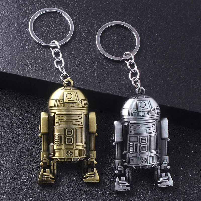 20 шт. брелки из фильма «Звездные войны», космический корабль, робот R2D2, высокое качество, металлический брелок для мужчин, автомобильные женские сумки, аксессуары