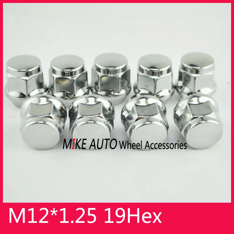 20pcs M12x1.25 Alloy Steel Wheel Lug Nuts hex19 length 25mm Anti-theft Kit Bolt Fit For Nissan Subaru infiniti |