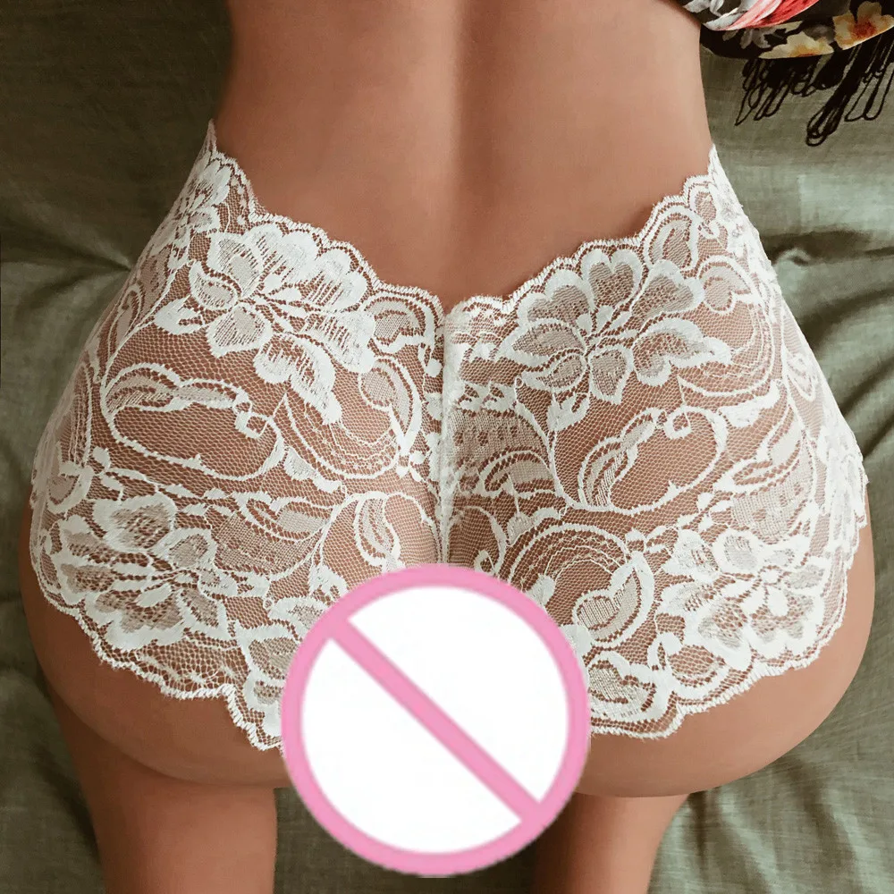 

Sexy Girl High Waist G-string Brief Pantie Thong Lingerie Knicker Comfortable Lace Underwear Black White
