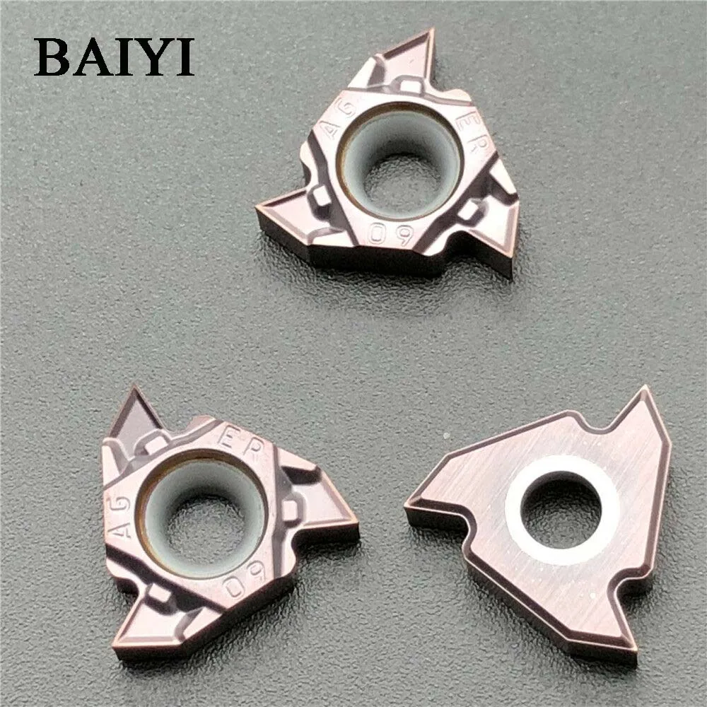 10 шт. MMT16ER AG60-S VP15TF 16ER AG60 VP15TF режущие инструменты Резьбовая вставка твердосплавные вставки инструменты с ЧПУ лезвие 16ER AG60