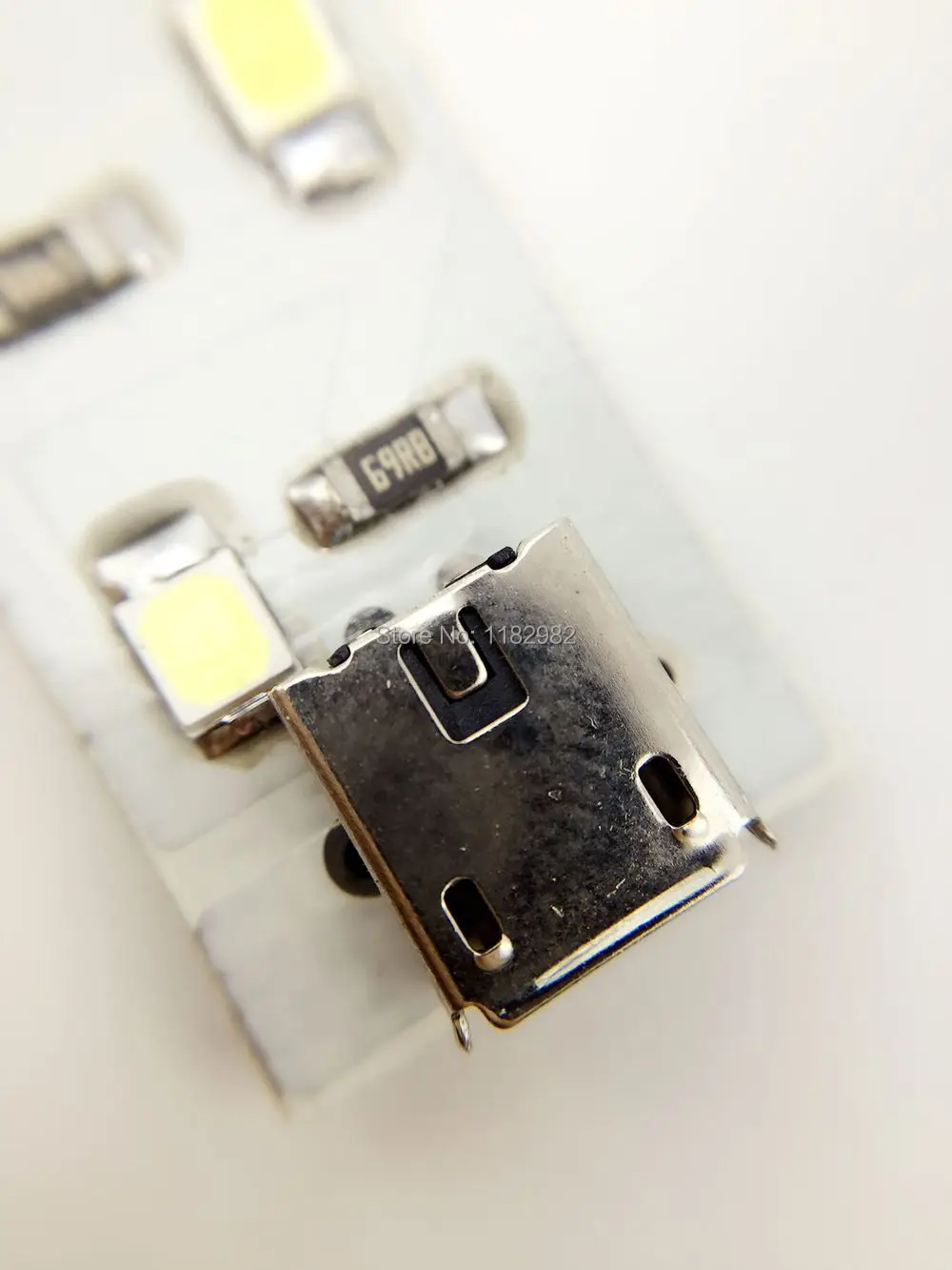 Складной портативный светодиодный мини софтбокс высокой яркости (20 см) с USB