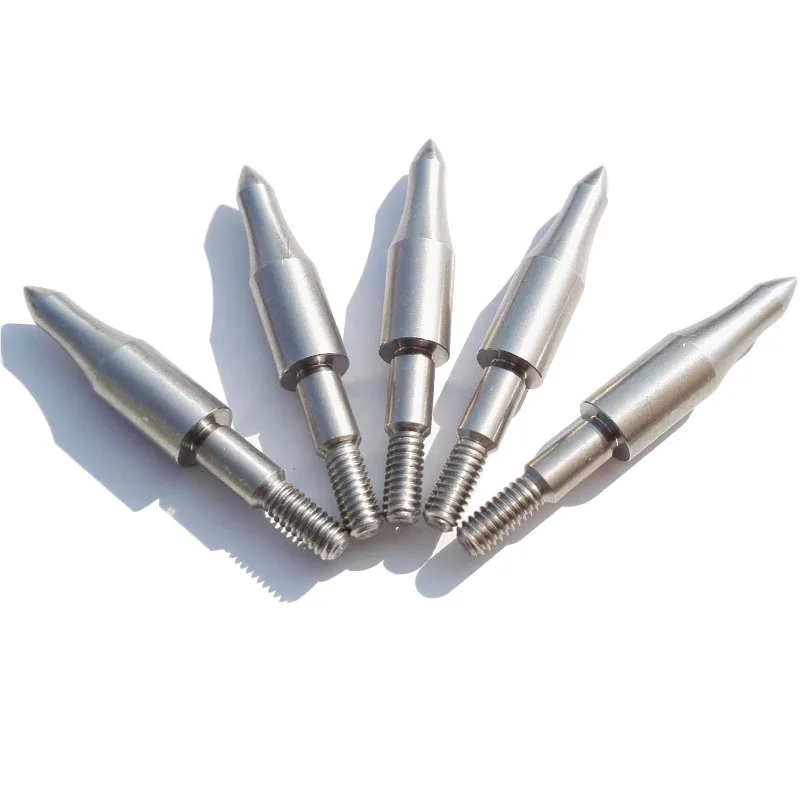 

10pcs Silver Archery Arrow Broadhead Practice Arrow Tips Crossbow Shooting Target Point 150Grain Arrowhead Traditional Broadhead