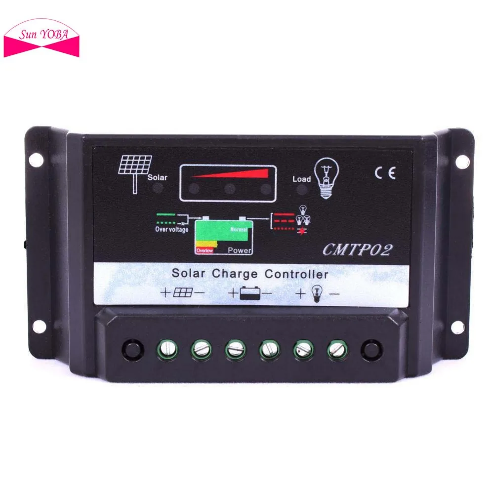 30A ШИМ Солнечная панель регулятор заряда батареи 12 V/24 V автоматический