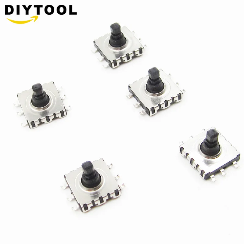 Тактовый переключатель SMD с 5 направлениями 6-контактный 10*10*9 мм для кнопки