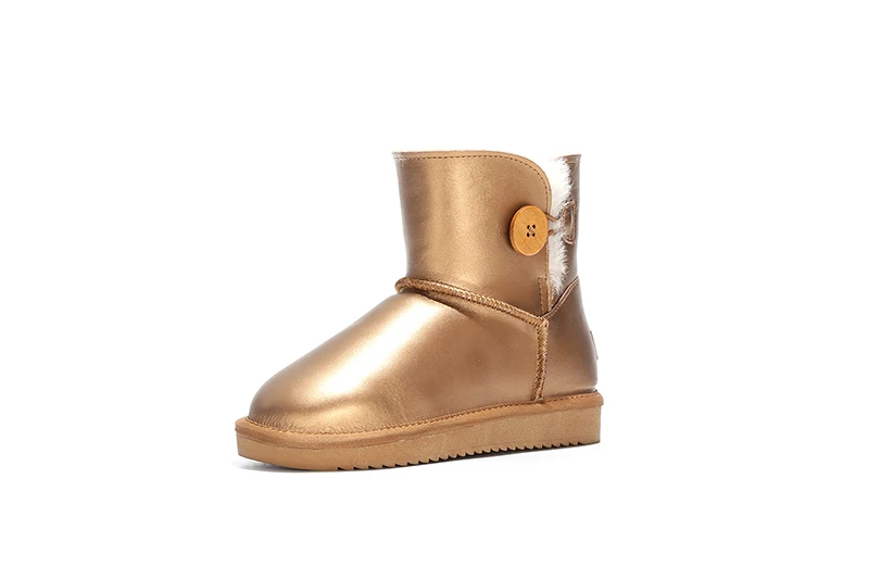 GRWG/зимние ботинки из натуральной яловой кожи наивысшего качества; Botas Mujer; зимняя женская обувь из натуральной шерсти