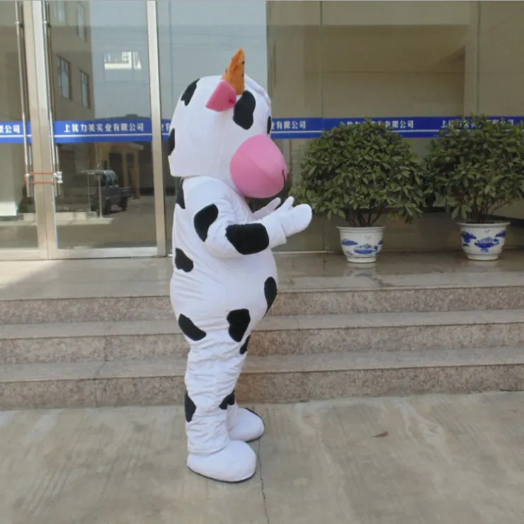 Горячая Распродажа! Профессиональная ферма молочная корова талисман костюм