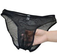 low waist sexy underwear men viscose transparent mesh gauze briefs panties t%d1%80%d1%83%d1%81%d1%8b m%d1%83%d0%b6%d1%81%d0%ba%d0%b8%d0%b5 zjh007
