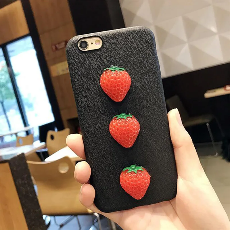 Прекрасный ананас клубника Дело Симпатичные Фрукты чехол для телефона