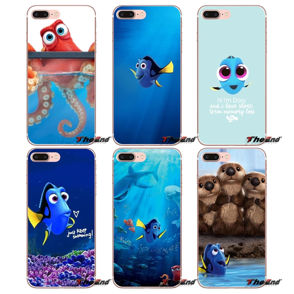 Силиконовые чехлы для Huawei G7 G8 P7 P8 P9 Lite Honor 4C 5X 5C 6X Mate 7 8 9 Y3 Y5 Y6 II 2 Pro 2017 Finding Nemo Dory Cartoon