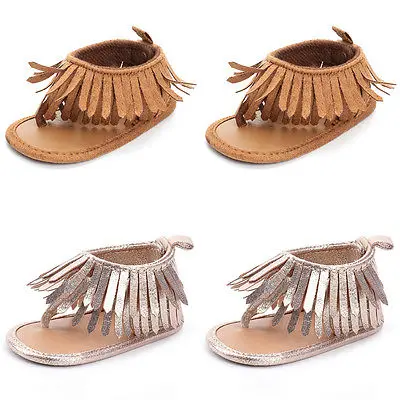 Детские босоножки с бахромой и мягкой подошвой 0 12 м|sandals infant|baby shoesbaby sandals girls |