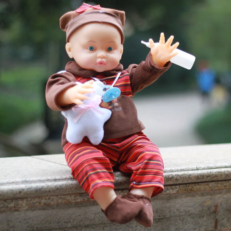 Детская кукла модель для ухода за матери улыбающееся акупунктурное устройство