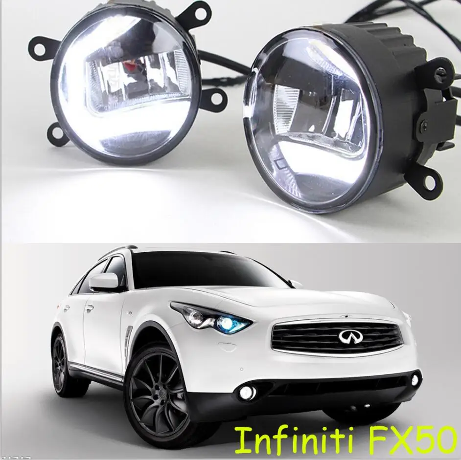 Автомобильный бампер лампы для фар автомобиля Infiniti FX35 дневной свет светодиодный