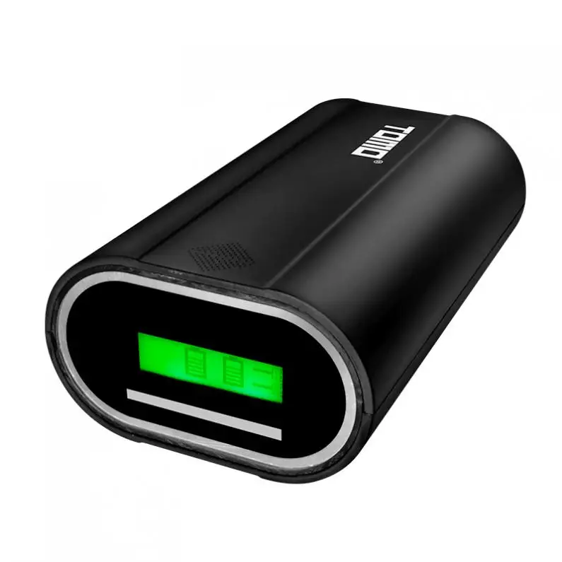 D2 USB Li-ion Intelligent Battery Charger Portable LCD Smart DIY Mobile Power Bank Case Support 26650 Batteries for Smartphone