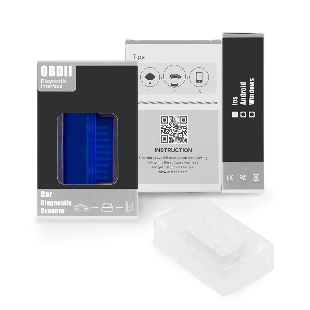 Мини ELM327 V1.5 bluetooth сканер ELM 327 с PIC18F25K80 чипом OBDII OBD2 Поддержка J1850 протоколы посылка