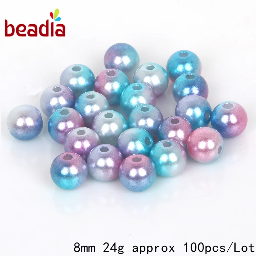 Size 4/6/8/10mm Top Quality ABS Imitation Pearl Plastic Round Beads For DIY Handmade Carft Phone Case Decoration Jewelry Making | Украшения