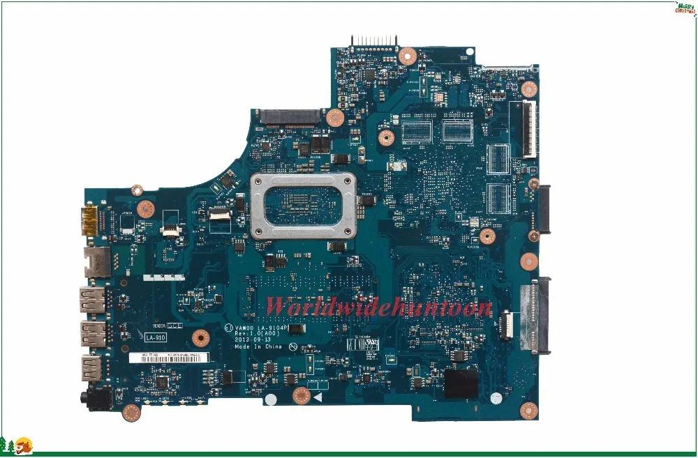 Материнская плата 5YGGX 05YGGX для ноутбука Dell Inspiron 3521 5521 SR0N8 CN VAW00 I5 3317U HM76 DDR3 100%