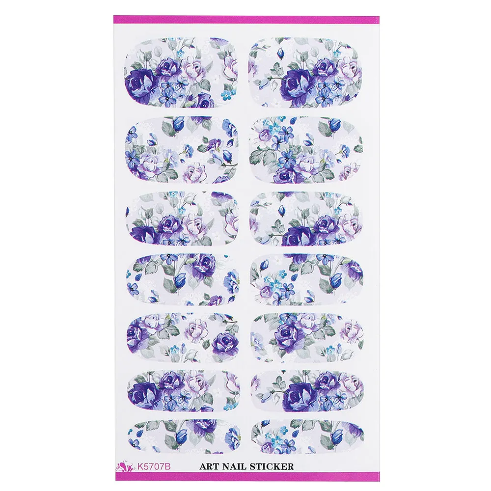 Charming Cheap Water Nail Art Stickers Flowers Design Manicure Tools Decoration Decals |