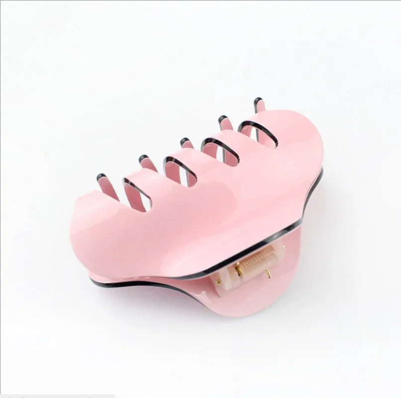 Большие размеры высококачественные акриловые заколки для волос ярких цветов