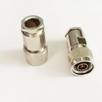 new 2pcs n clamp plug male rf coaxial connector for lmr400 rg8 rg213 cable usa shipping