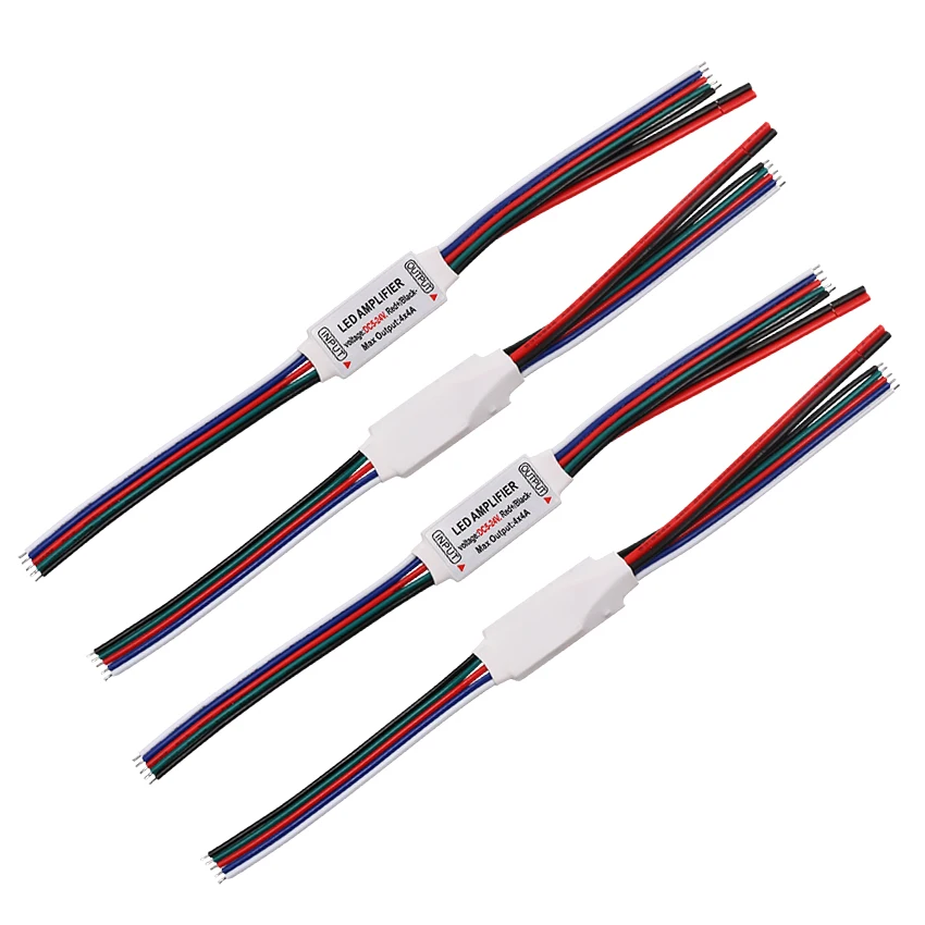 DC5 24V Mini с 5 контактным проводом 4CH x 4A 16A для 5050 RGBW светодиодная ленсветильник