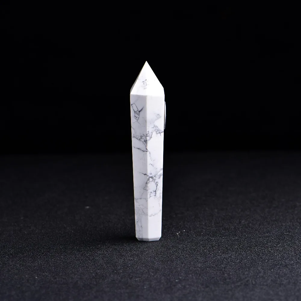 Прямая поставка оптовая продажа натуральный белый бирюзовый кристалл