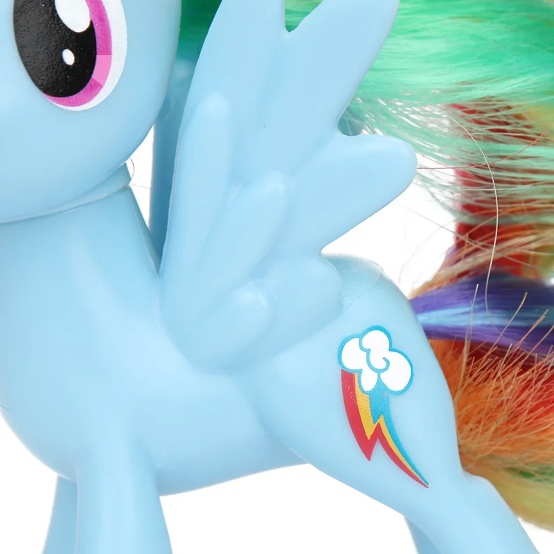 2 шт./компл. игрушки My Little Pony всех цветов радуги; платье с Сумеречной искоркой серии «маленькие пони ПВХ фигурка Коллекционная модель куклы