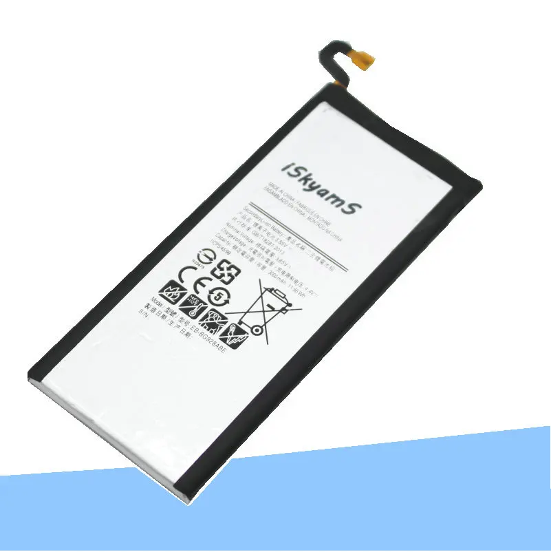 ISkyamS 1 шт. 3000 мА/ч EB BG928ABE батарея для Samsung Galaxy S6 Edge + Plus G928F G928A G928P G928T G928V G928R4 G928S