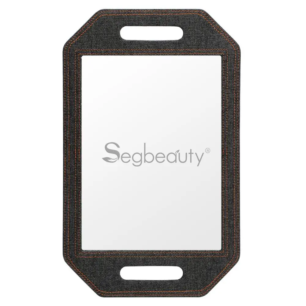 Segbeauty двойная ручка зеркало черный салон Парикмахерское Парикмахерская
