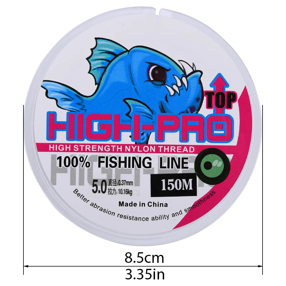 Рыболовная нейлоновая леска Goture HIGH-PRO 100% 150 м прозрачная однонитевая сверхпрочная