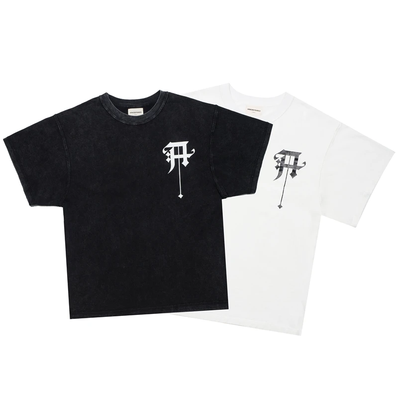 19SS ARNODEFRANCE, футболка, 1:1, Топ Версия, с буквенным принтом, Harajuku, хлопок, негабаритный Топ, футболки для мужчин и женщин, Канье, хип-хоп, туман, футболка