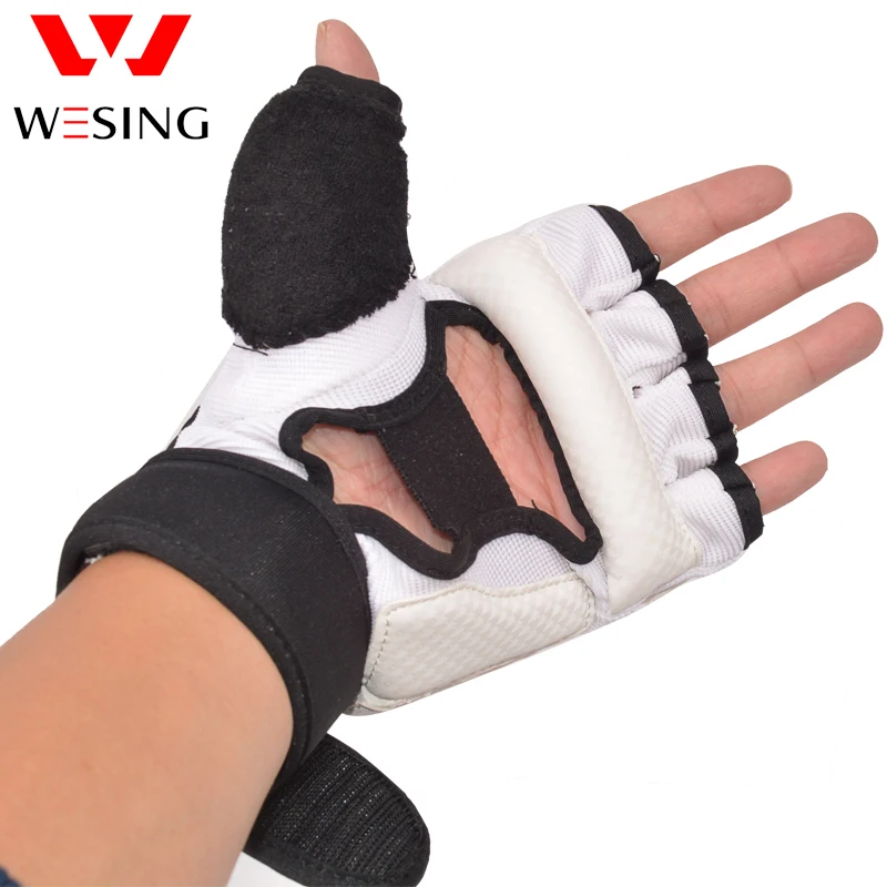 Мужские и женские перчатки Wesing кожаные для занятий тхэквондо |